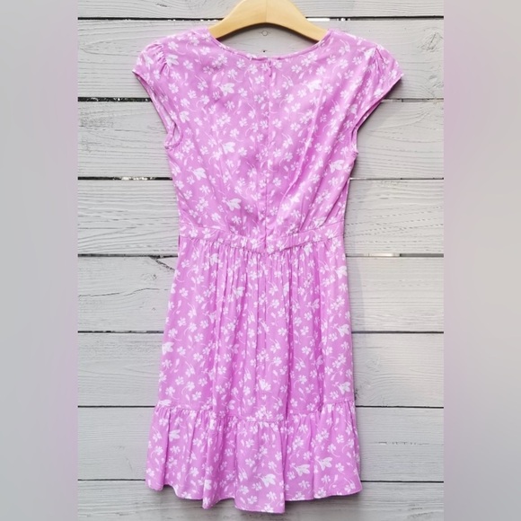 J. Crew Mercantile Floral Faux Wrap Ruffle Dress - Picture 4 of 8